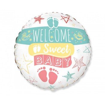 Welcome Sweet Baby fólia lufi 46 cm (WP) Welcome Sweet Baby fólia lufi 46 cm (WP)