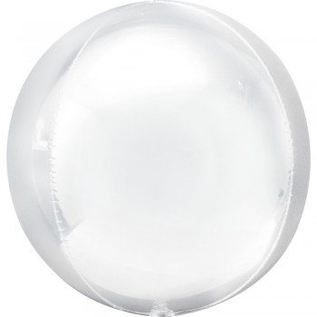 White, Fehér gömb fólia lufi 40 cm White, Fehér gömb fólia lufi 40 cm