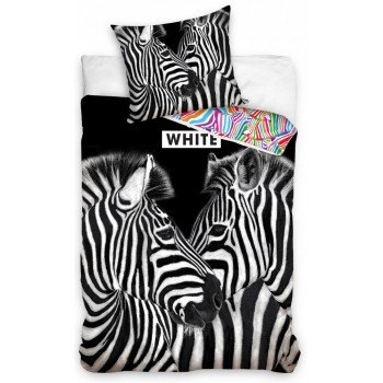 Zebra ágyneműhuzat 140×200cm, 70×90 cm Zebra ágyneműhuzat 140×200cm, 70×90 cm