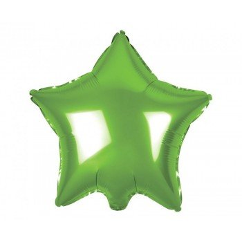 Light Green Star, Zöld csillag fólia lufi 44 cm Light Green Star, Zöld csillag fólia lufi 44 cm