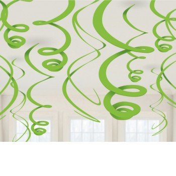 Kiwi, Zöld szalag dekoráció 12 db-os szett Kiwi, Zöld szalag dekoráció 12 db-os szett