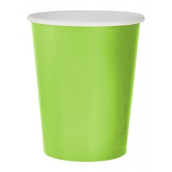 Solid Green, Zöld papír pohár 14 db-os 270 ml Solid Green, Zöld papír pohár 14 db-os 270 ml