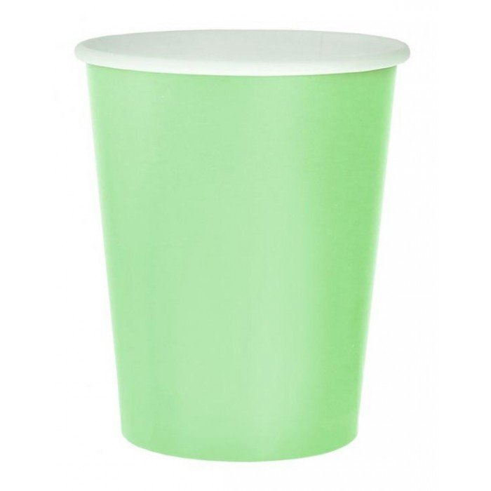 Solid Mint, Zöld papír pohár 14 db-os 270 ml