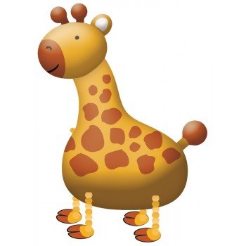 Zsiráf sétáló fólia lufi 96 cm Zsiráf sétáló fólia lufi 96 cm